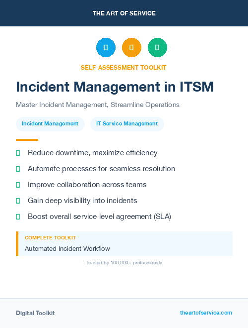 Incident Management in ITSM