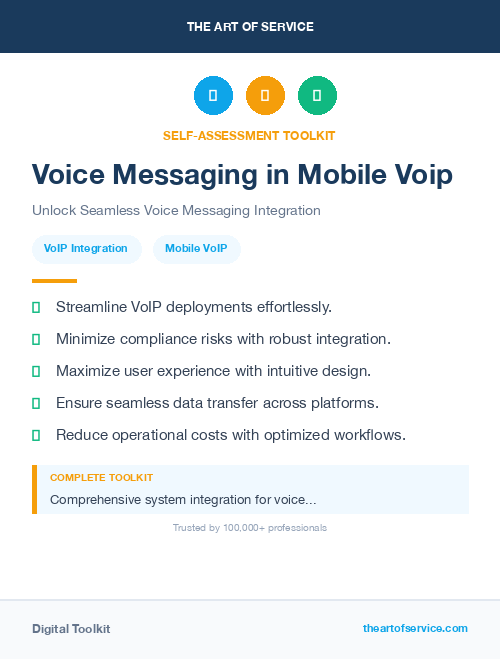 Voice Messaging in Mobile Voip