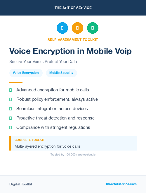 Voice Encryption in Mobile Voip