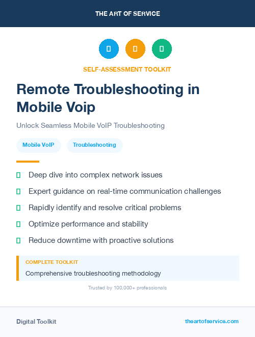 Remote Troubleshooting in Mobile Voip