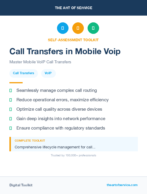 Call Transfers in Mobile Voip