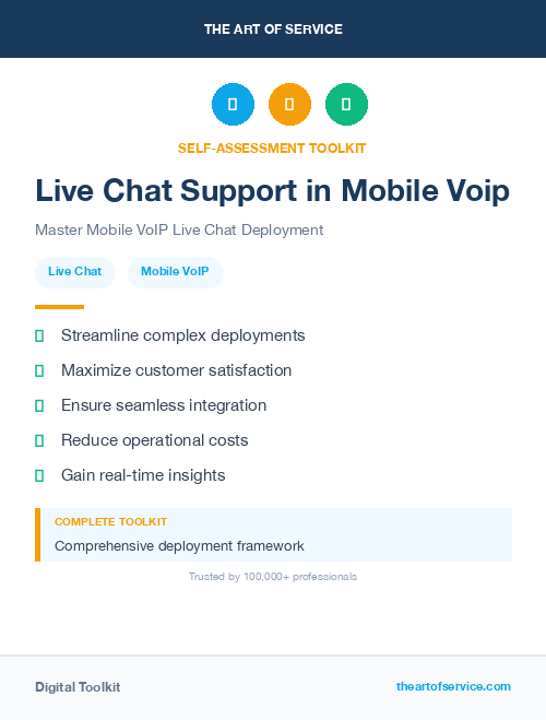 Live Chat Support in Mobile Voip