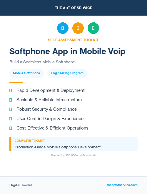 Softphone App in Mobile Voip
