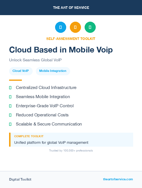 Cloud Based in Mobile Voip