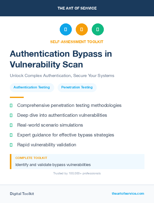 Authentication Bypass in Vulnerability Scan