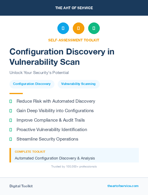 Configuration Discovery in Vulnerability Scan
