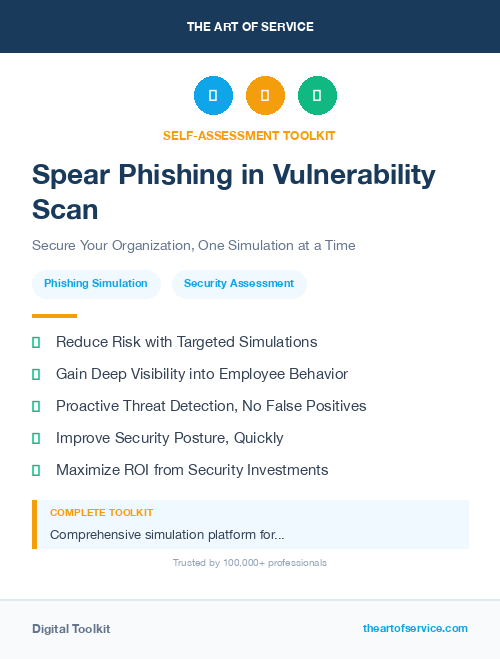 Spear Phishing in Vulnerability Scan