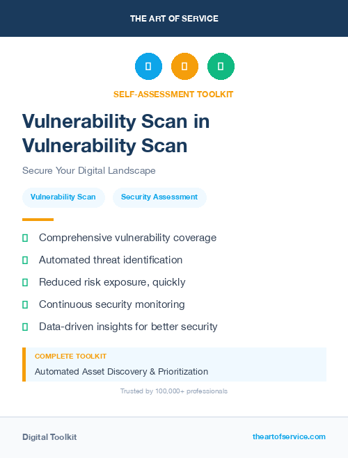 Vulnerability Scan in Vulnerability Scan