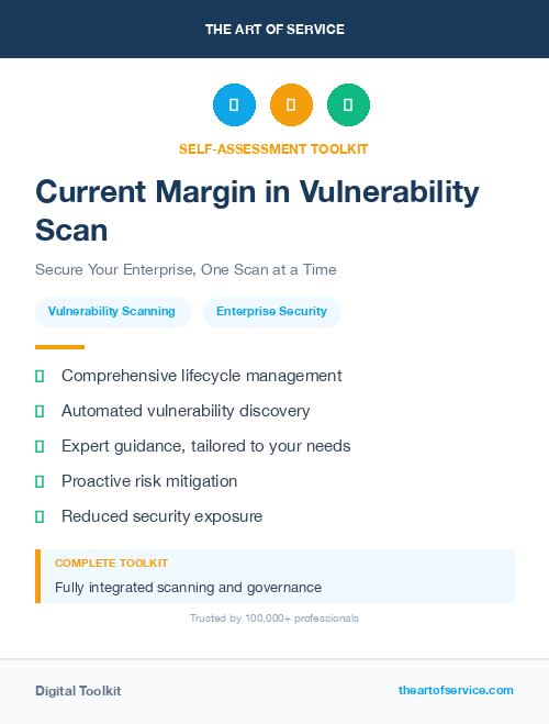 Current Margin in Vulnerability Scan