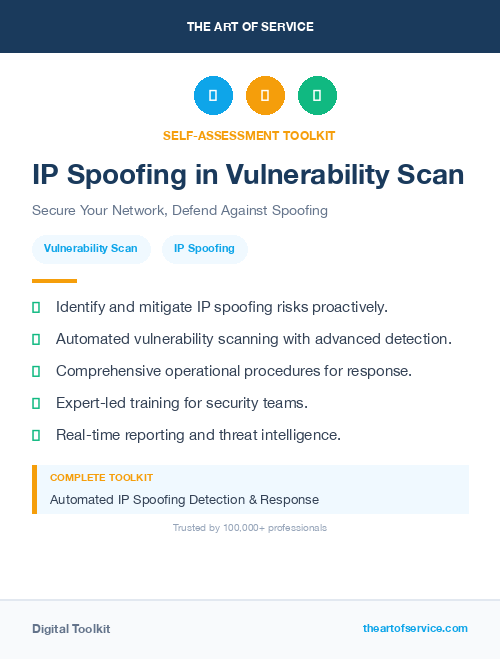 IP Spoofing in Vulnerability Scan