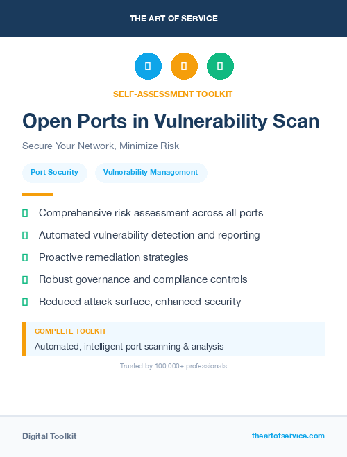 Open Ports in Vulnerability Scan