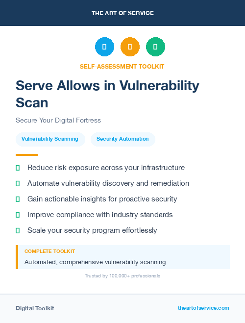 Serve Allows in Vulnerability Scan