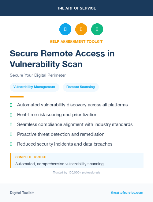 Secure Remote Access in Vulnerability Scan