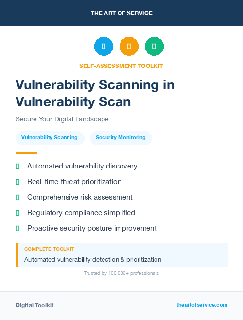 Vulnerability Scanning in Vulnerability Scan