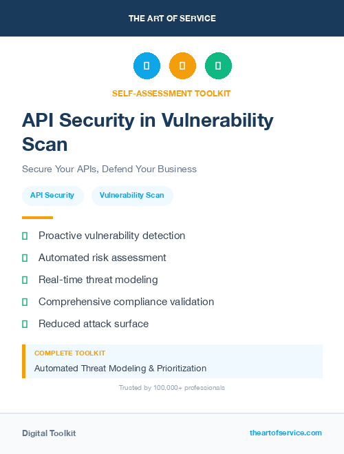 API Security in Vulnerability Scan