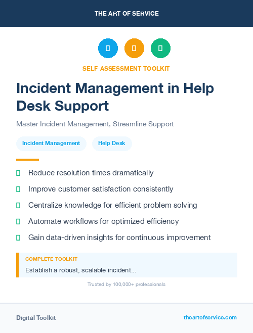 Incident Management in Help Desk Support