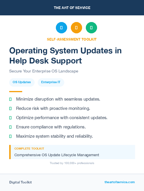 Operating System Updates in Help Desk Support