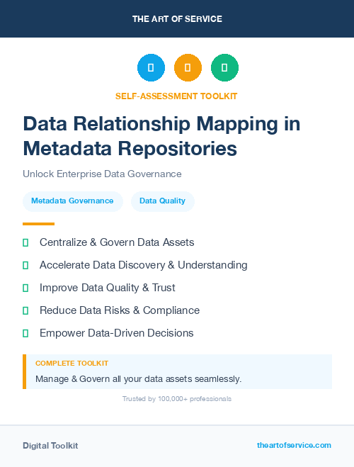 Data Relationship Mapping in Metadata Repositories