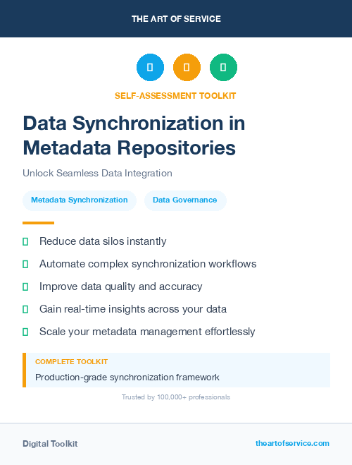 Data Synchronization in Metadata Repositories