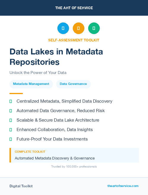 Data Lakes in Metadata Repositories