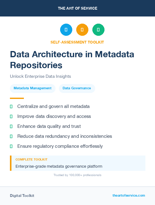 Data Architecture in Metadata Repositories
