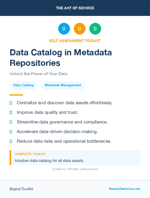 Data Catalog in Metadata Repositories