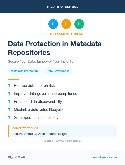 Data Protection in Metadata Repositories