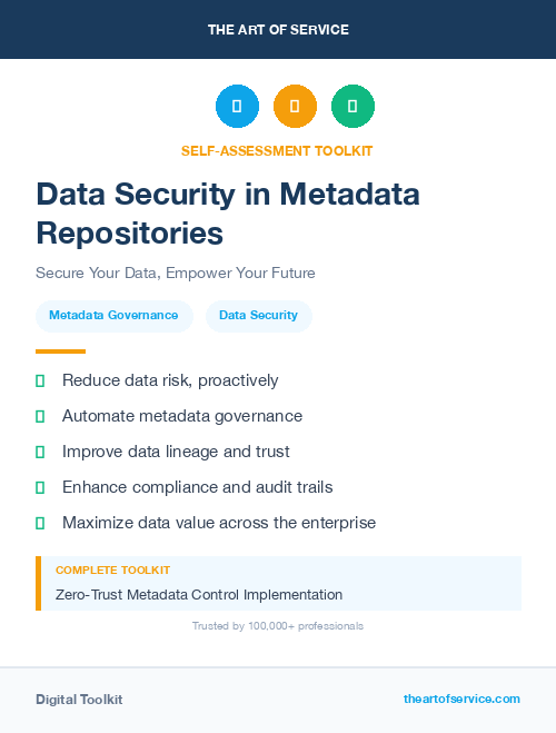 Data Security in Metadata Repositories