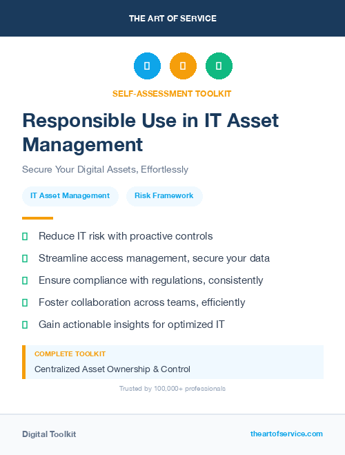 Responsible Use in IT Asset Management