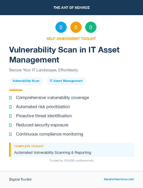 Vulnerability Scan in IT Asset Management
