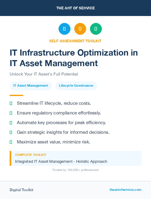 IT Infrastructure Optimization in IT Asset Management