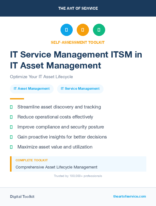 IT Service Management ITSM in IT Asset Management