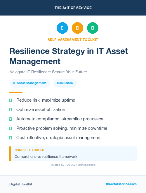 Resilience Strategy in IT Asset Management