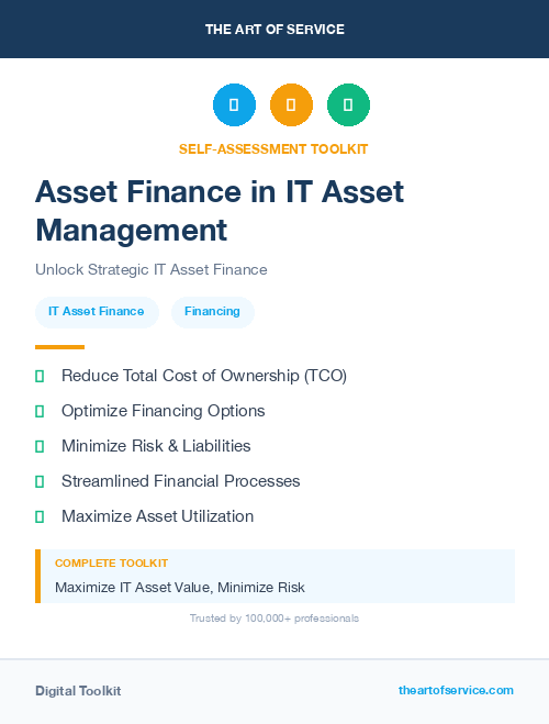 Asset Finance in IT Asset Management
