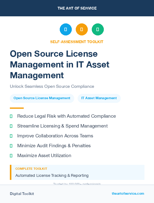 Open Source License Management in IT Asset Management
