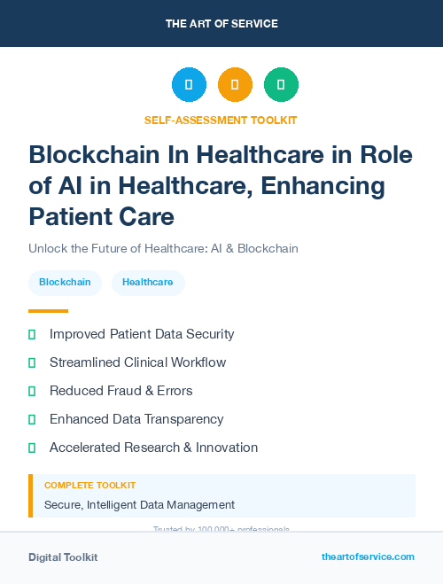 Blockchain In Healthcare in Role of AI in Healthcare, Enhancing Patient Care