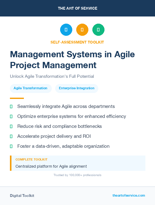 Management Systems in Agile Project Management
