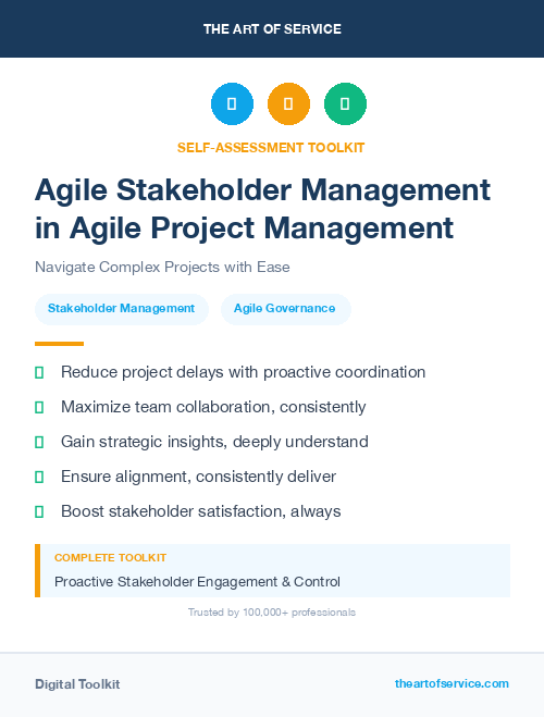 Agile Stakeholder Management in Agile Project Management
