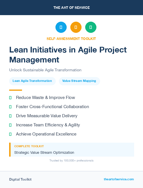 Lean Initiatives in Agile Project Management