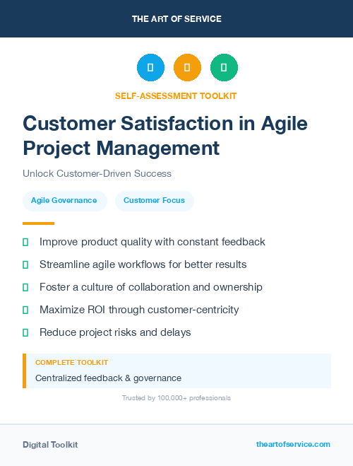 Customer Satisfaction in Agile Project Management