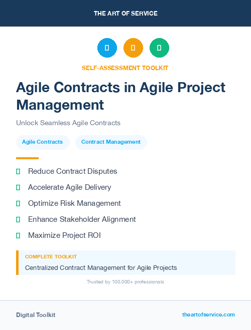 Agile Contracts in Agile Project Management