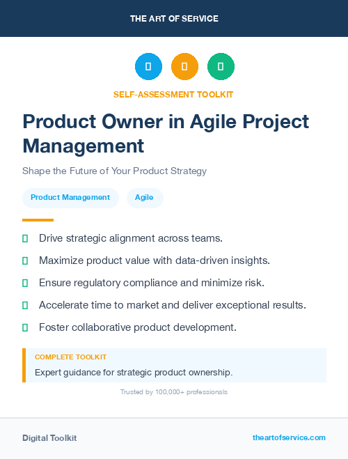 Product Owner in Agile Project Management