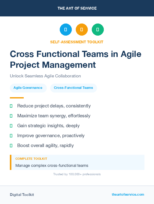 Cross Functional Teams in Agile Project Management