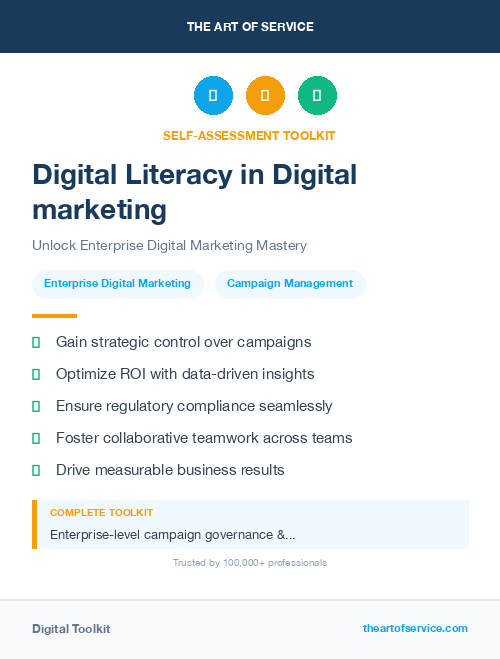 Digital Literacy in Digital marketing