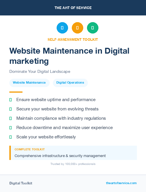 Website Maintenance in Digital marketing