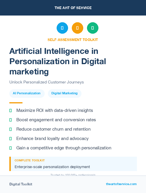 Artificial Intelligence in Personalization in Digital marketing