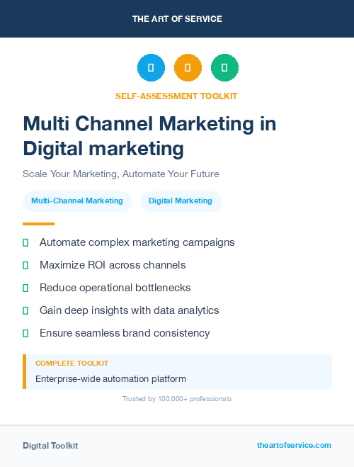 Multi Channel Marketing in Digital marketing