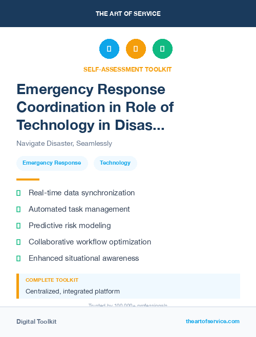 Emergency Response Coordination in Role of Technology in Disaster Response