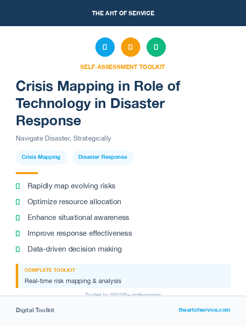 Crisis Mapping in Role of Technology in Disaster Response