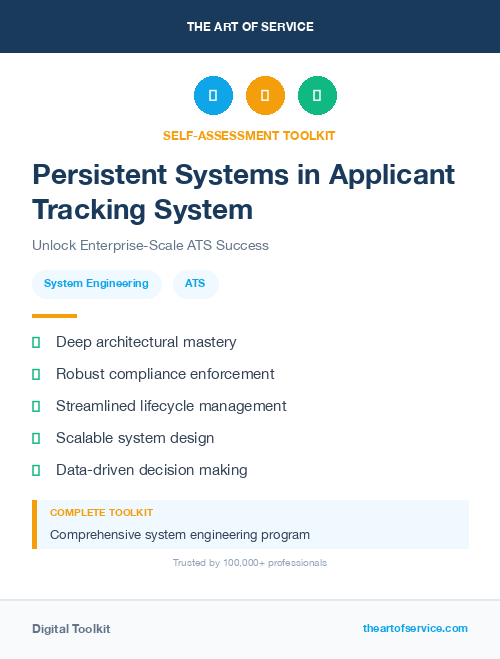 Persistent Systems in Applicant Tracking System
